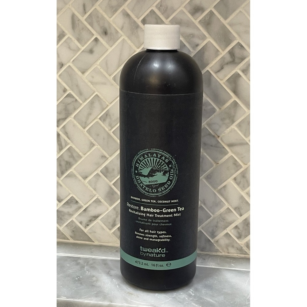 Tweak'd By Nature Restore Bamboo Green Tea Revitalizing Hair Treatment Mist 16oz